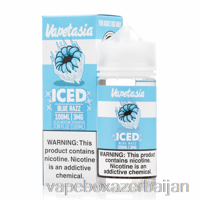 Vape Smoke ICED Blue Razz - Vapetasia - 100mL 0mg